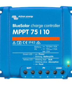 TG-جهاز التحكم في الشاحن الشمسي 031 فيكترون بلوسولار MPPT-75 10Ah 12-24 فولت
